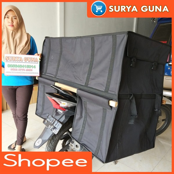 Tas Motor Laundry Kurir Sidebag Tas Motor Tingkat Super Jumbo