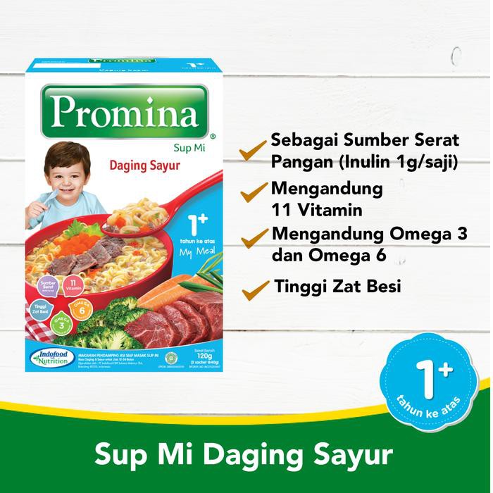 Promina Sup Mie 1Th+ 120Gr Rasa Daging Dan Sayur