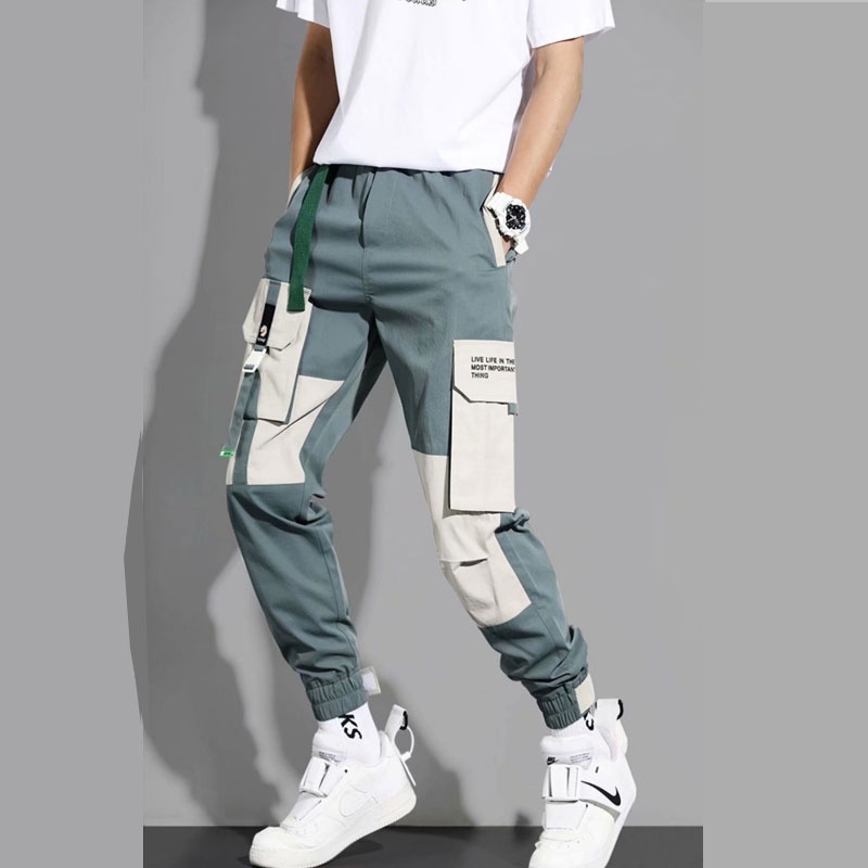 CELANA PANJANG JOGGER KASUAL FASHION KOREAN HIP-HOP TALI JOGGER CELANA TERMURAH PRIA DAN WANITA