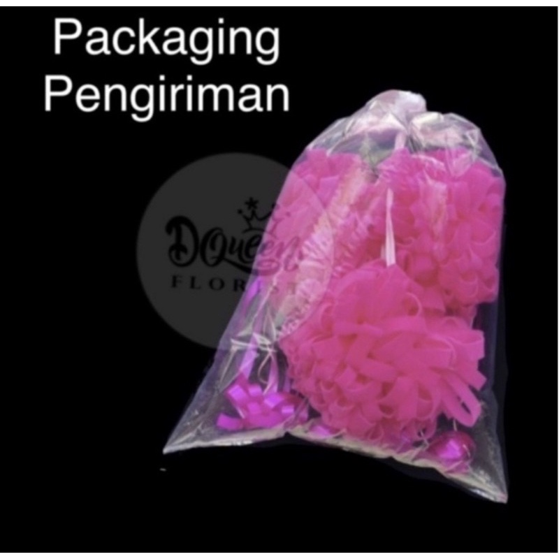 PAKET PITA  PERESMIAN  3 Pom Pom, 1 gunting dan 1 Nampan dgn Hiasan.(paket Sukses1).