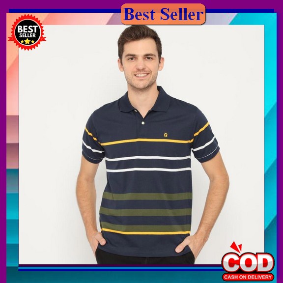 Kaos Salur Berkerah Pria Dewasa Kaos Salur Pria Dewasa/ Kaos Salur Bap Matsuda Kaos Polo Shirt Pria