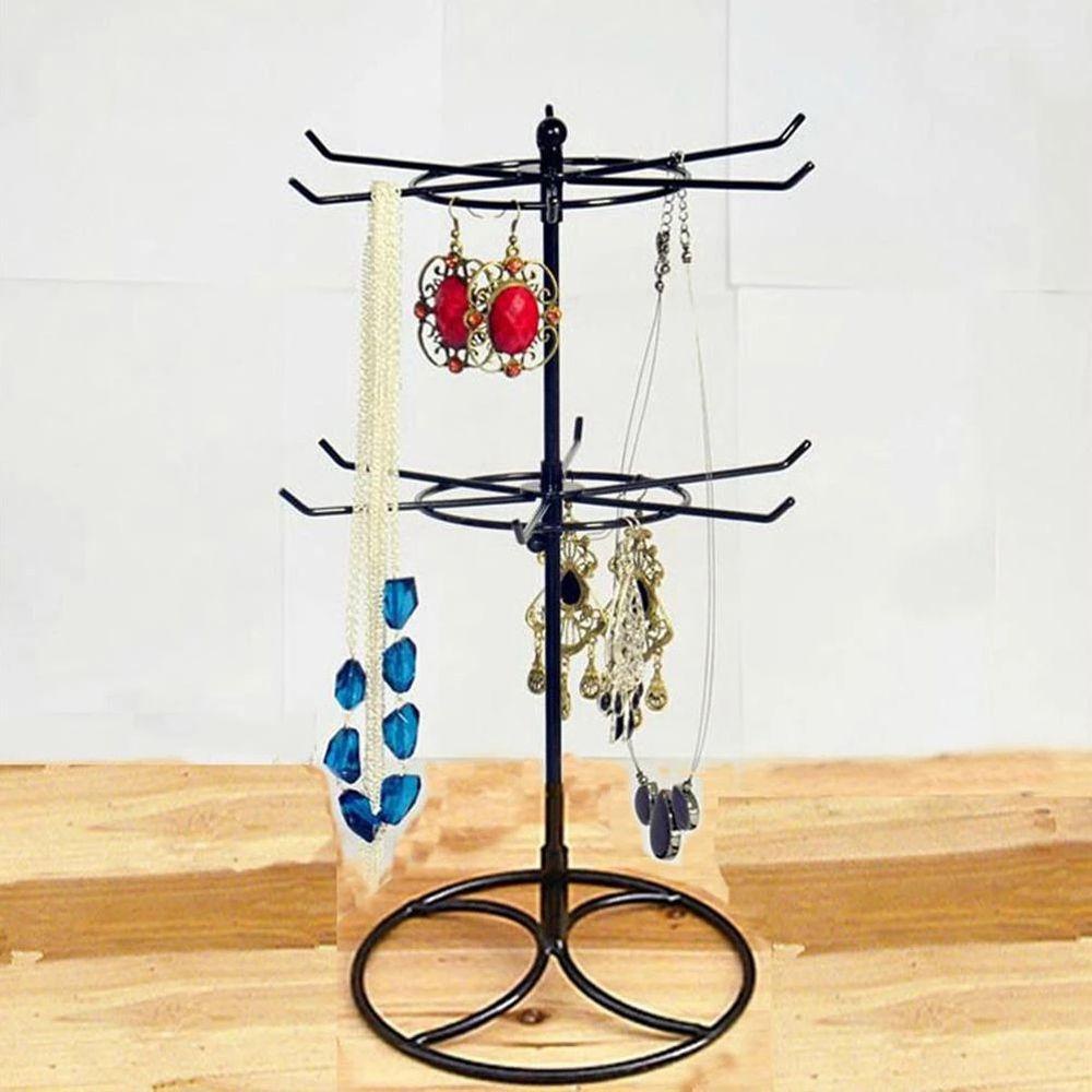 【 ELEGANT 】 Display Perhiasan Stand Elegant Display Tray Holder Anting Gelang Cincin Logam Korea Show Case