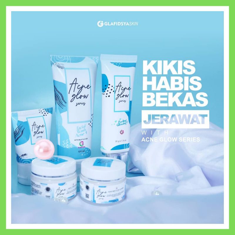 GLAFIDSYA SKIN ECERAN DAN PAKET ACNE GLOW SKINCARE BY dr REZA GLADYS AMAN BPOM HALAL PRO BUSUI BUMIL