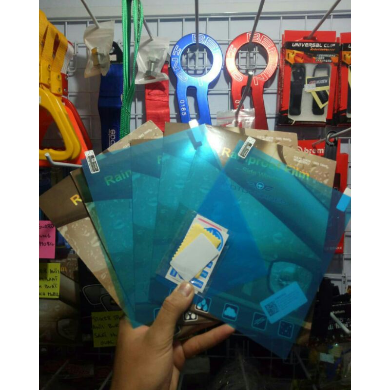 Anti fog Kaca / Stiker aAnti Buram Saat Hujan Buat Kaca Jendela Mobil