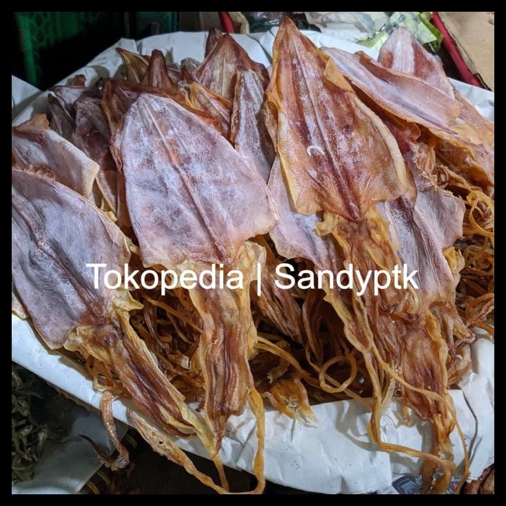 

DISKON TERBATAS !!! SOTONG - CUMI KERING - JUHI KERING UKURAN BESAR KALIMANTAN 250 GR TERLARIS