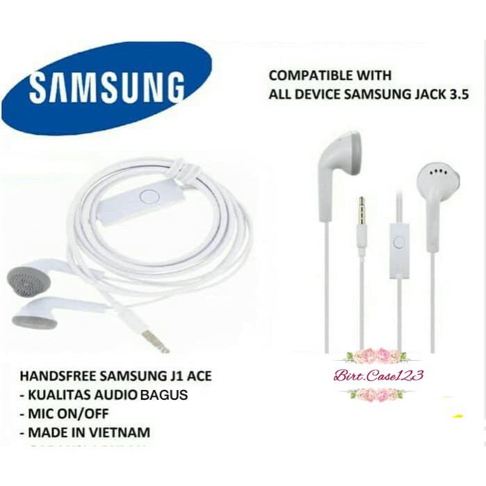 Headset Headsfree henset Hf Samsung J1ace J2prime J3 J5 A10s s5830 original VIETNAM BC1360