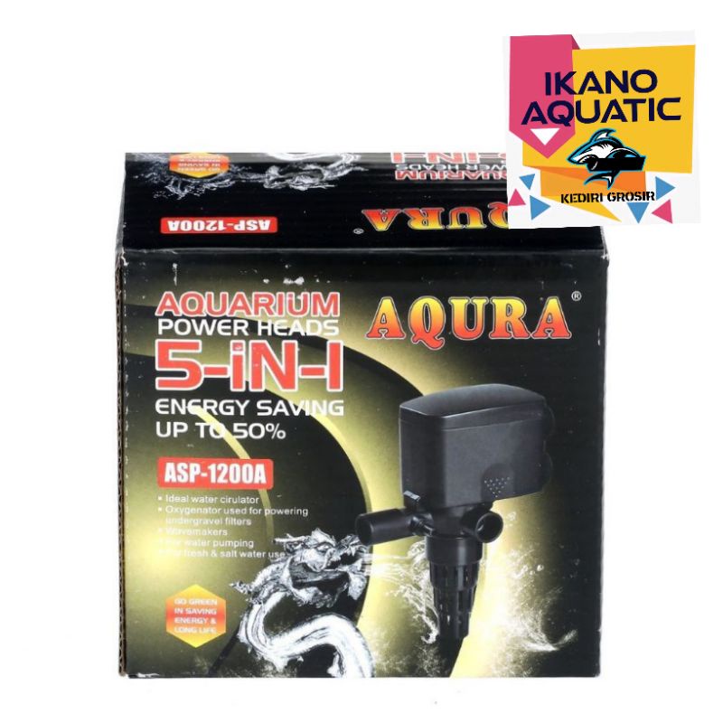 AQURA 1200 Filter Aquarium Kolam