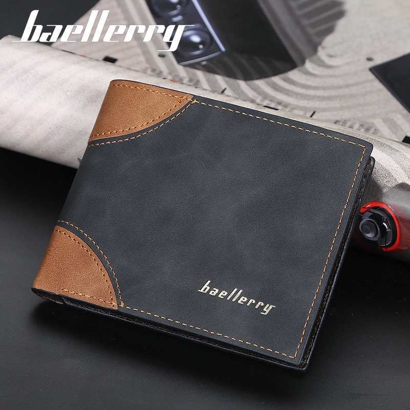 BAELLERRY DR035 Dompet Lipat Kulit Pria WK-SBY