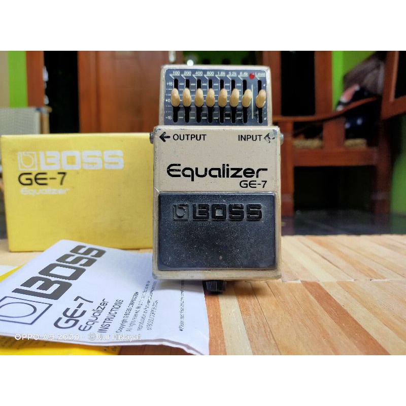 efek equalizer eq boss ge7