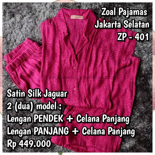 [NEW] ZOAL PAJAMAS by Nikita Mirzani - PINK FANTA (ZoalPajamas by NikitaMirzani)