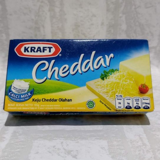 

KRAFT CHEDDAR/KEJU PARUT 165gr / KRAFT CHEDDAR REPACK ±250GR