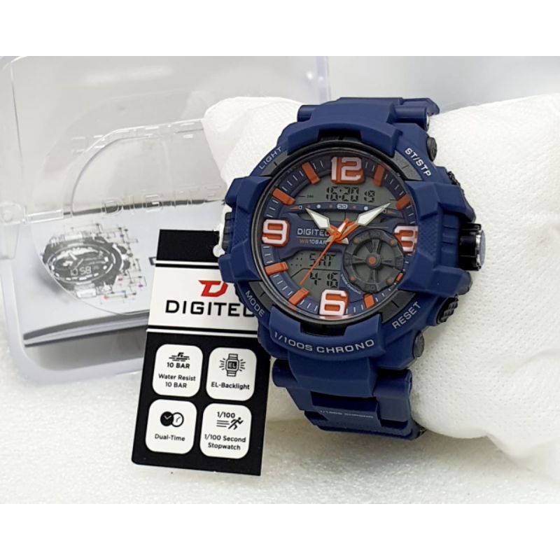 Jam Tangan Digitec 2176 Jam Tangan Dualtime Digitec Outdoor Dualtime Pria Terlaris