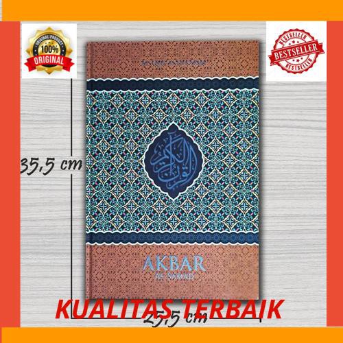 Promo AL QURAN TILAWAH JUMBO AL QURAN BESAR NON TERJEMAH AKBAR B4 HC KUNING