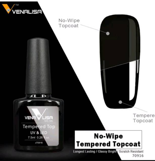 CAT KUKU KUTEX TEMPERED TOP COAT MATT BASE VENALISA SUPER GLOSSY ANTI SCRATCH 7.5ml LED UV NAIL GEL