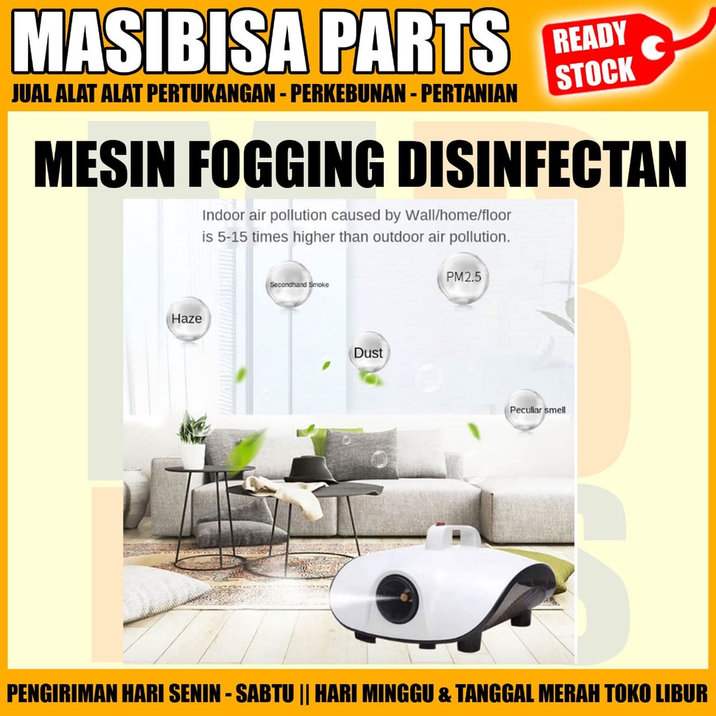 MESIN / ALAT HOT FOGGING ELEKTRIK / DISINFECTAN UNTUK RUMAH / MOBIL