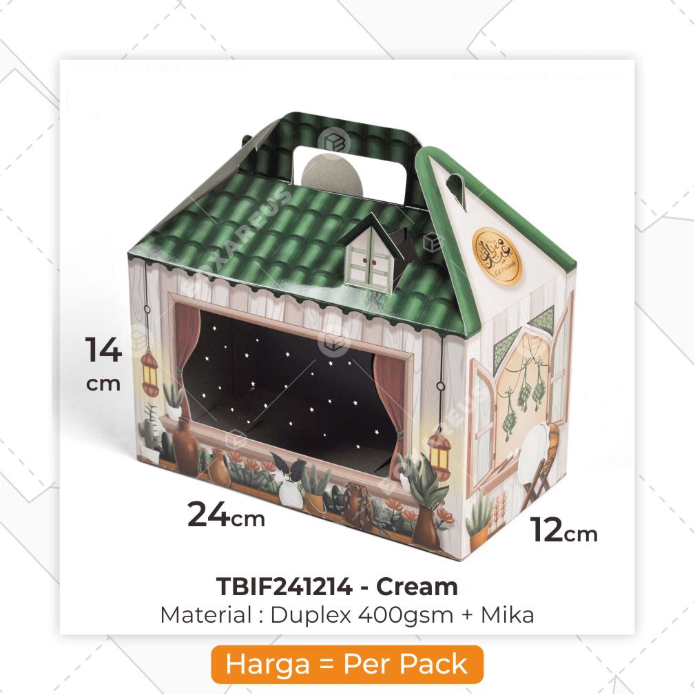 

Box Kue Kering Lebaran Paperohaus - UK 24 X 12 X 14