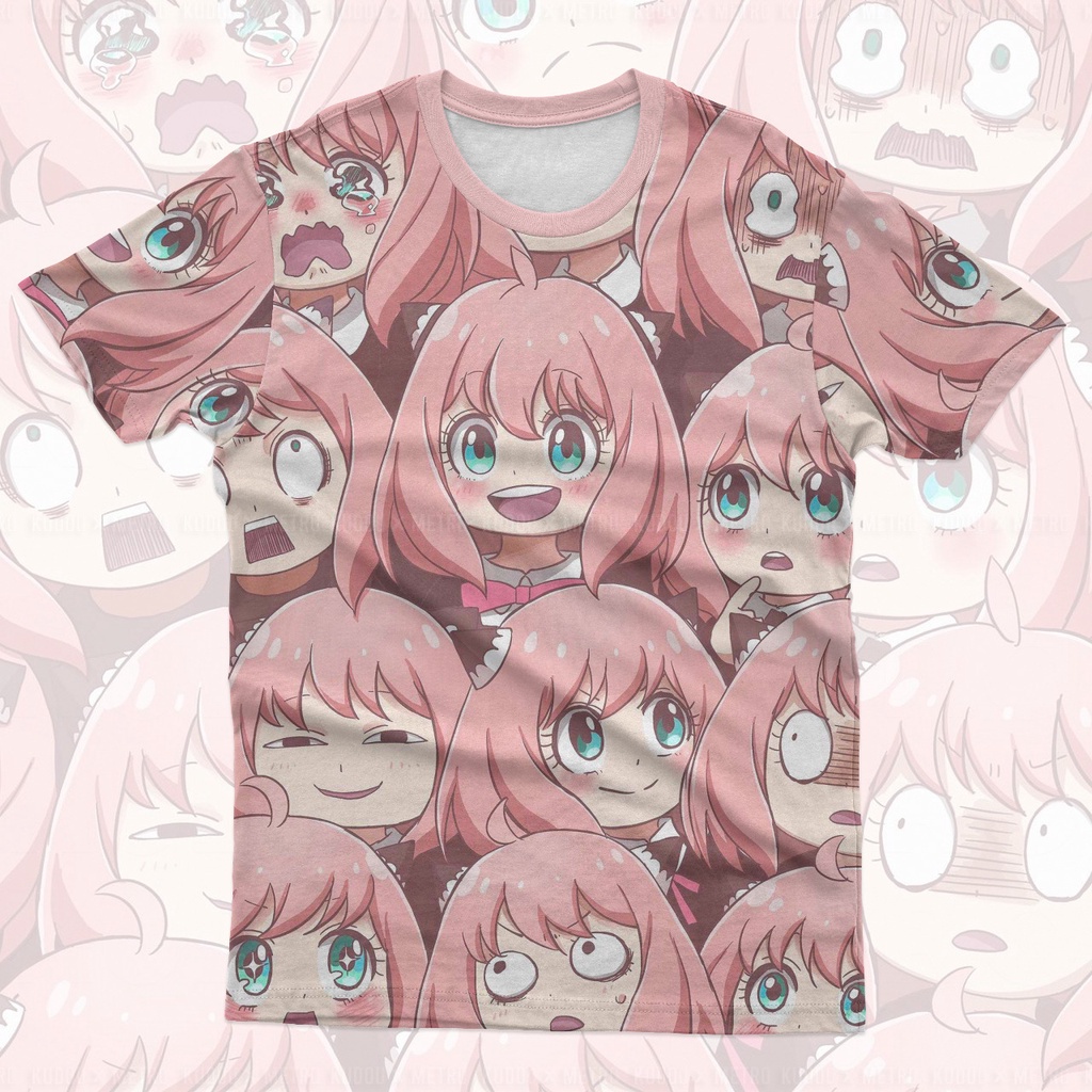 Tshirt Anya Forger Expression Anime Manga Spy x Family Premium Unisex