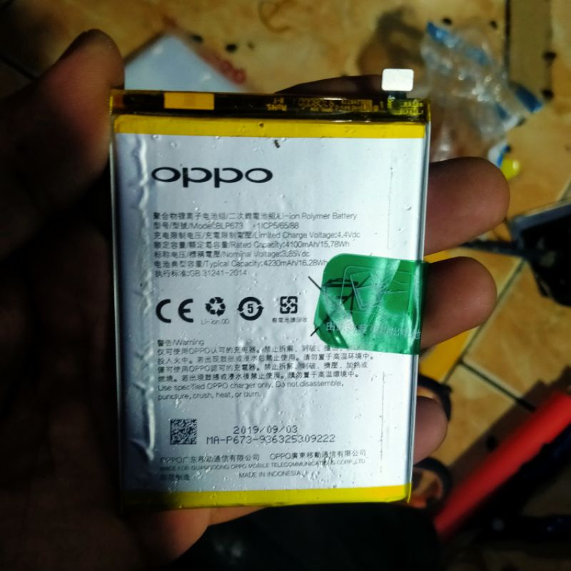 batre hp Oppo a5s original