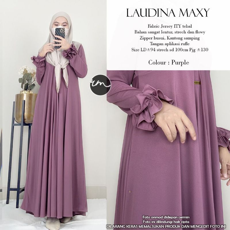 Laudina Maxy Gamis Terbaru by Ratu Mulabees