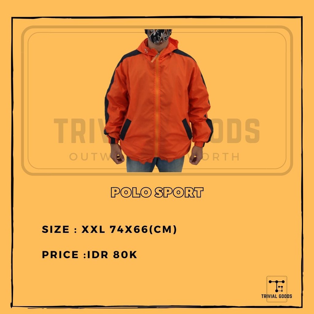 Jaket Polo Sport orange Hiking & outdoor jacket