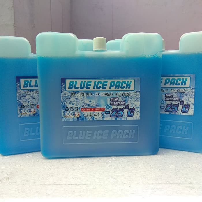 Cool Gel Blue Ice Pack Kotak IcePack Ice Gel Cooler Box WHS