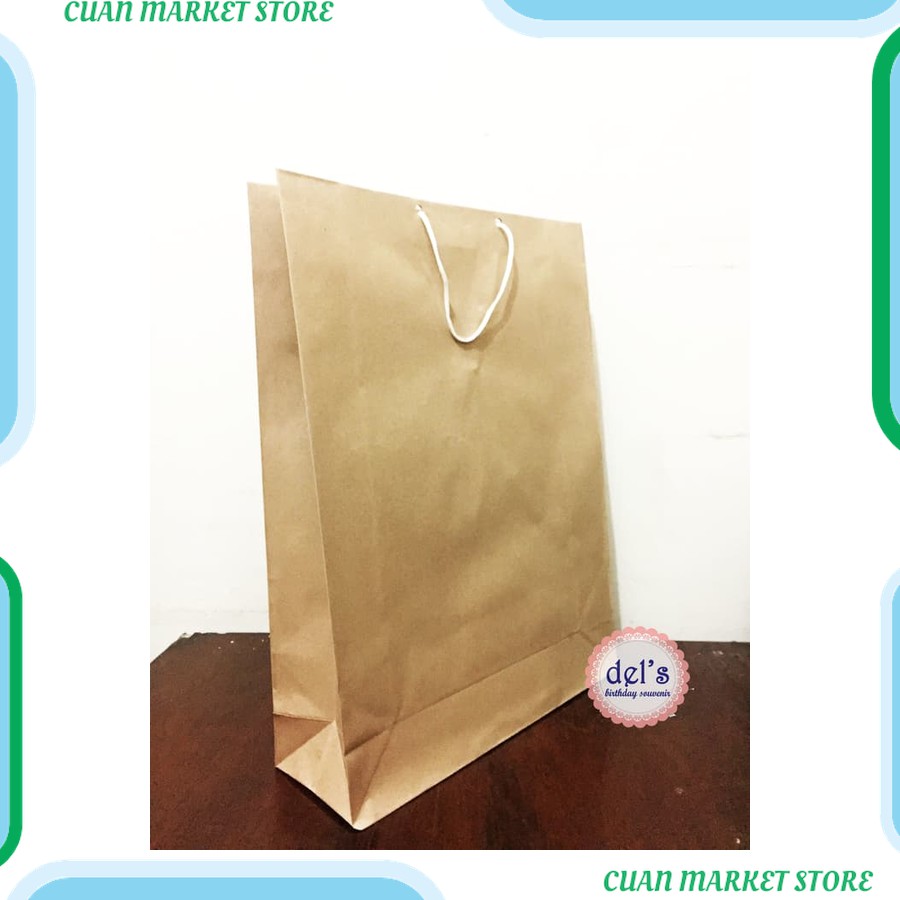 

paperbag polos large 30 x 40 / paper bag / tas kemasan kertas Kualitas Premium
