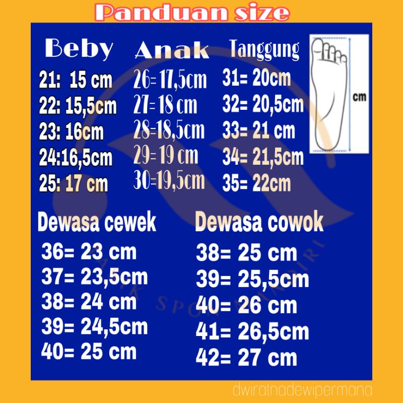 PROMO SANDAL NAMA ( CUSTOM )