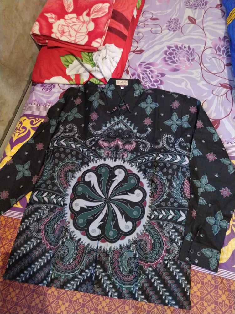 Batik Solo Asli Premium Furing Pria Lengan Panjang Aluna Batik Pcw 101