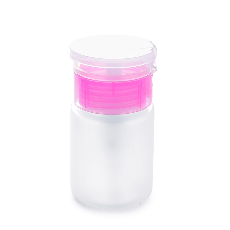 Botol Dispenser Kosong Model Tekan/Botol Pump Nail Art/  Botol Cleanser UV Gel 180ml