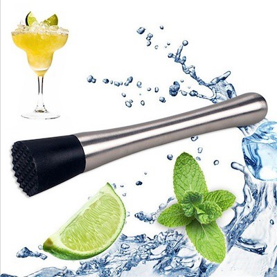 Cocktail Muddler Stainless Steel Mixer Drink High Quality - Desain Elegan Dan Tahan Lama