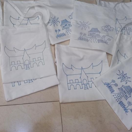 Tas kanvas lukis, paket mewarnai - Request lain, Tas Kanvas