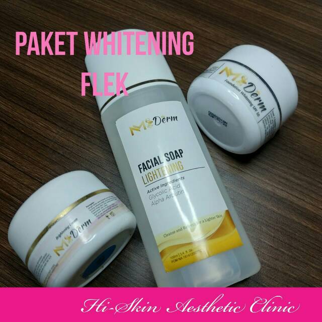 PAKET WHITENING FLEK M-DERM