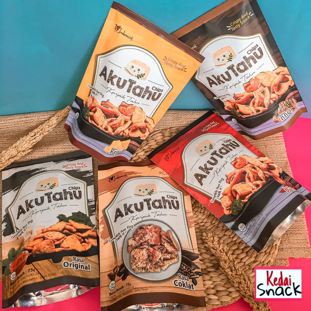

(COD) Snack Crispy AkuTahu 75gr