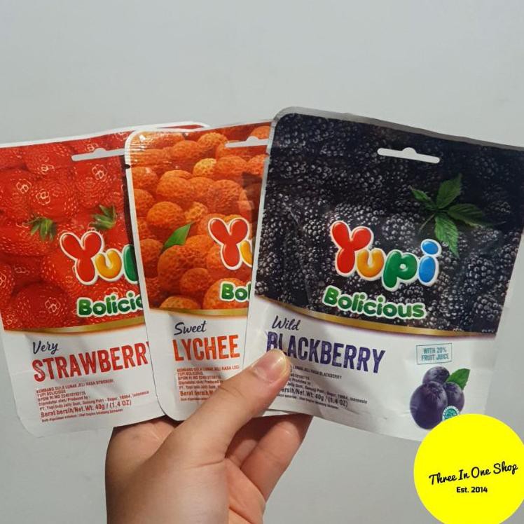 

RESTOCK [READY STOCK] Yupi Bolicious 40gr