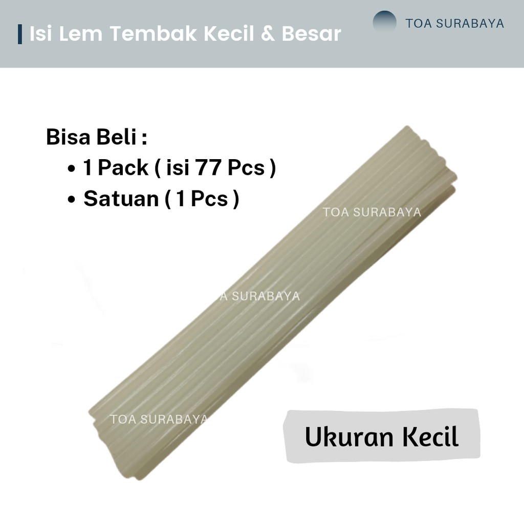 

Isi Lem Tembak Kecil (7 mm) Besar (11 mm) Pack