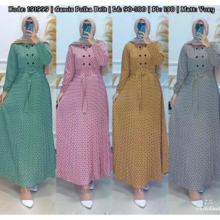 PLISKET POLKA MAXY BUSUI FREE BELT / GAMIS PLISKET SALUR VOXY PREMIUM