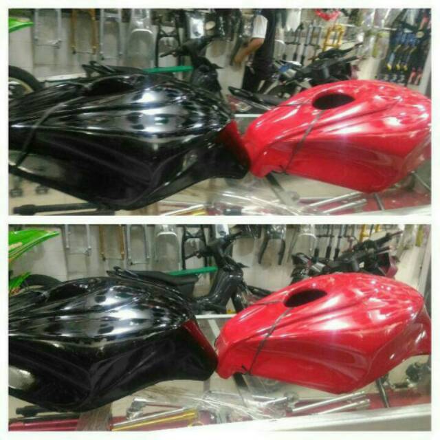 Kondom tangki ninja 250 karbu