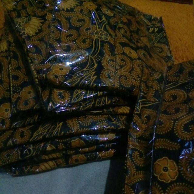 Kemeja Batik Lengan Pendek Motif Kenongo M L Xl Xxl