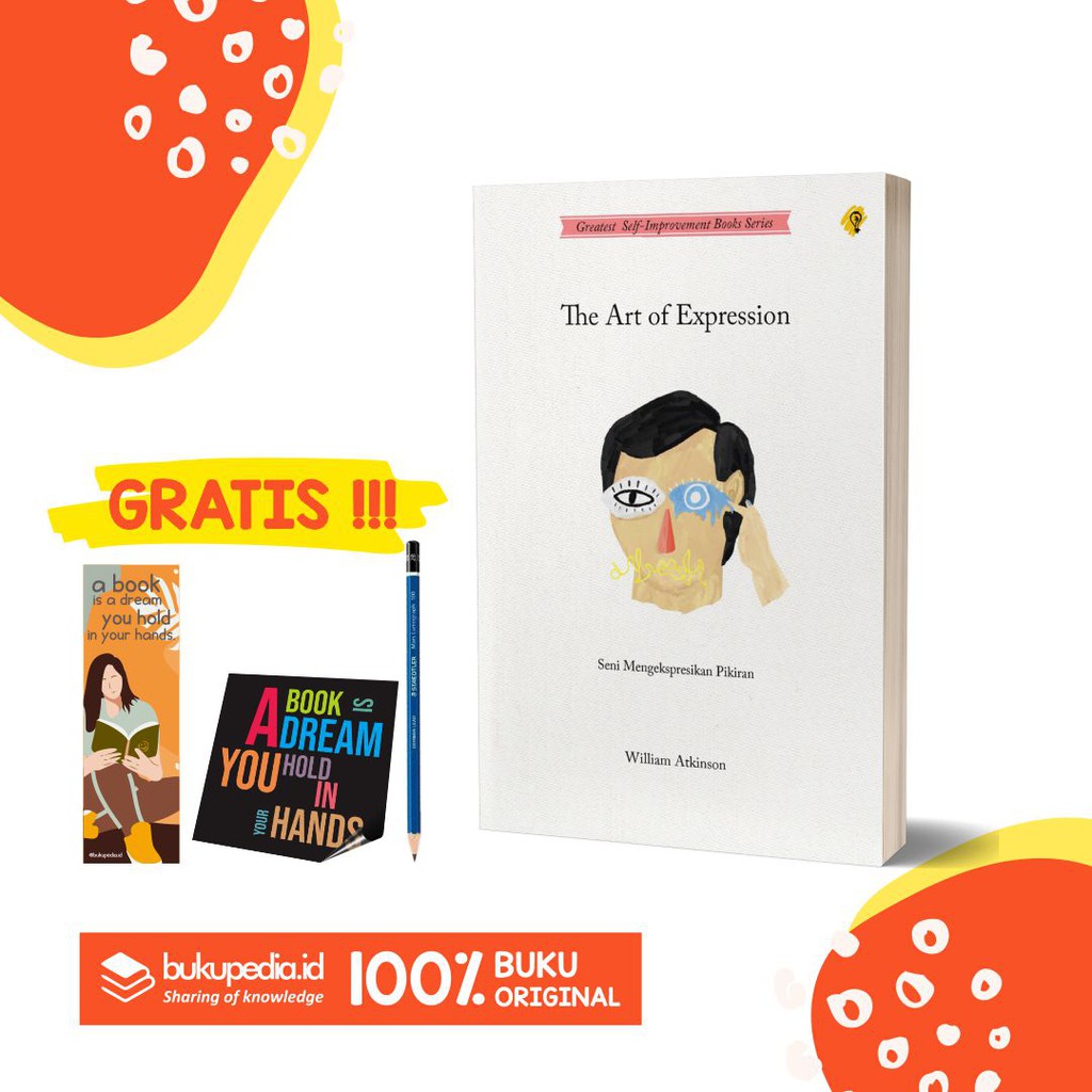 

BUKU THE ART OF EXPRESSION - BRIGHT PUBLISHER - ( BONUS PENSIL 2B, BOOKMARK, STIKER )