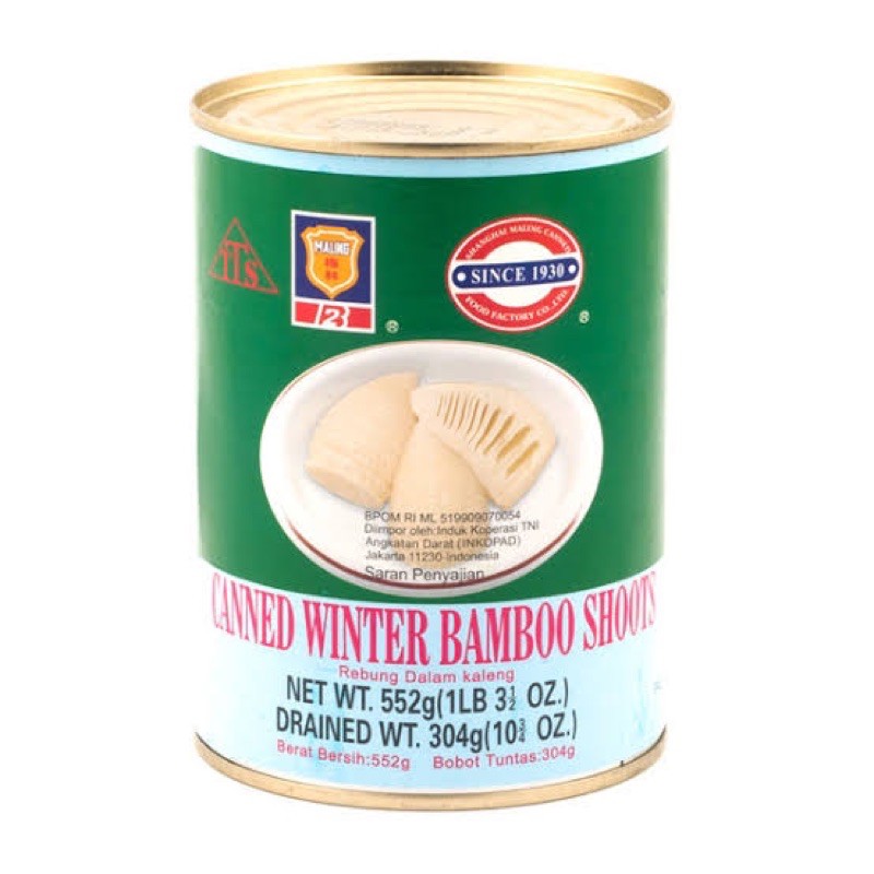 

Rebung Kaleng Maling 552g/Canned Winter Bamboo Shoot