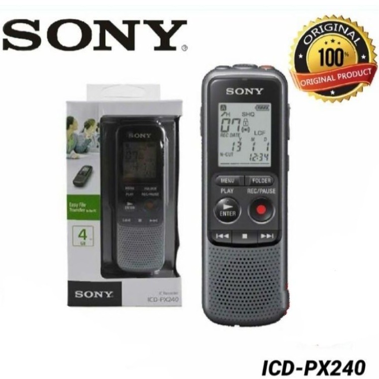 VOICE RECORDER SONY ICDPX240 Shopee Indonesia