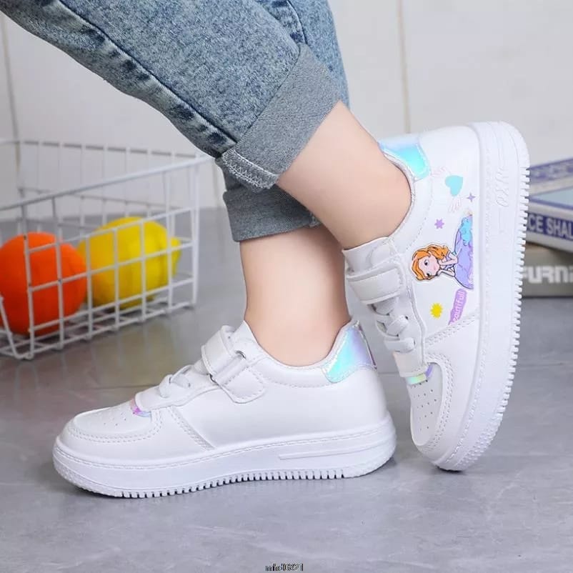 ARMY - Sepatu Anak sneakers perempuan cewek/sneaker anak perempuan princess sofia/sepatu sekolah anak/Sepatu frozen elsa sofia love