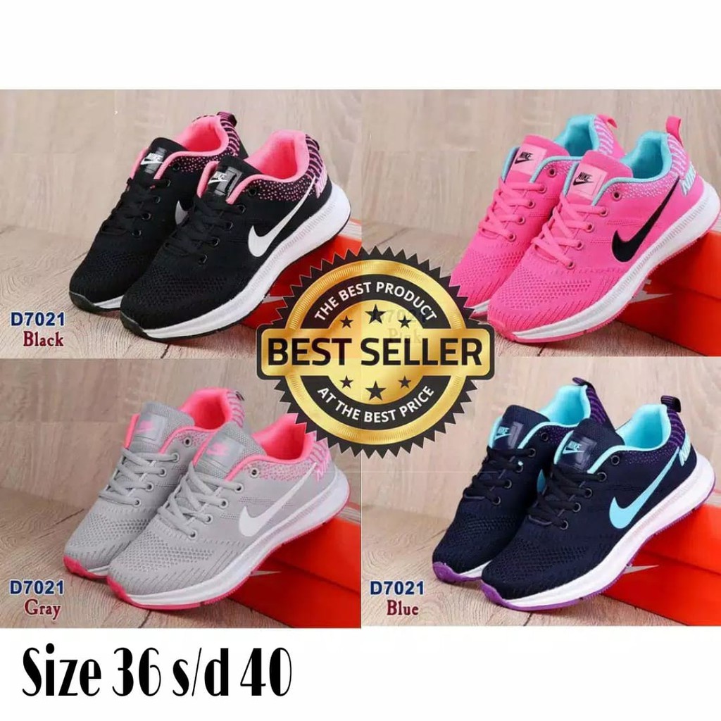 Sepatu Sneakers Wanita NK X4 Zoom Terbaik