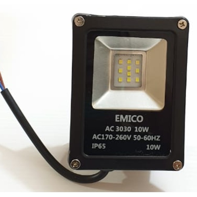 EMC Cahaya Kuning 10w Kap Sorot Led / Tembak / Panggung / Outdoor / Taman / Lapangan