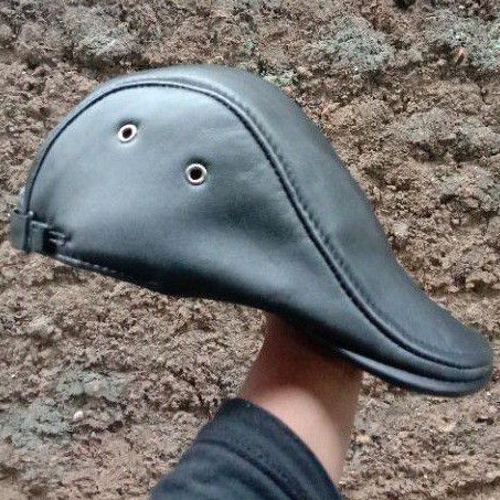 LUIGI LEATHER - TOPI PET PRIA KULIT DOMBA GARUT ASLI