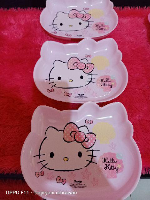 Piring Makan/piring Sup Karakter Hello Kitty 9