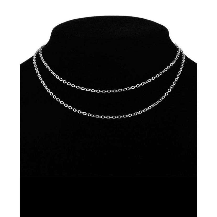 Senada Victory Kalung Rantai Layers Fashionable Kalung Cantik Aksesoris Wanita SKM012