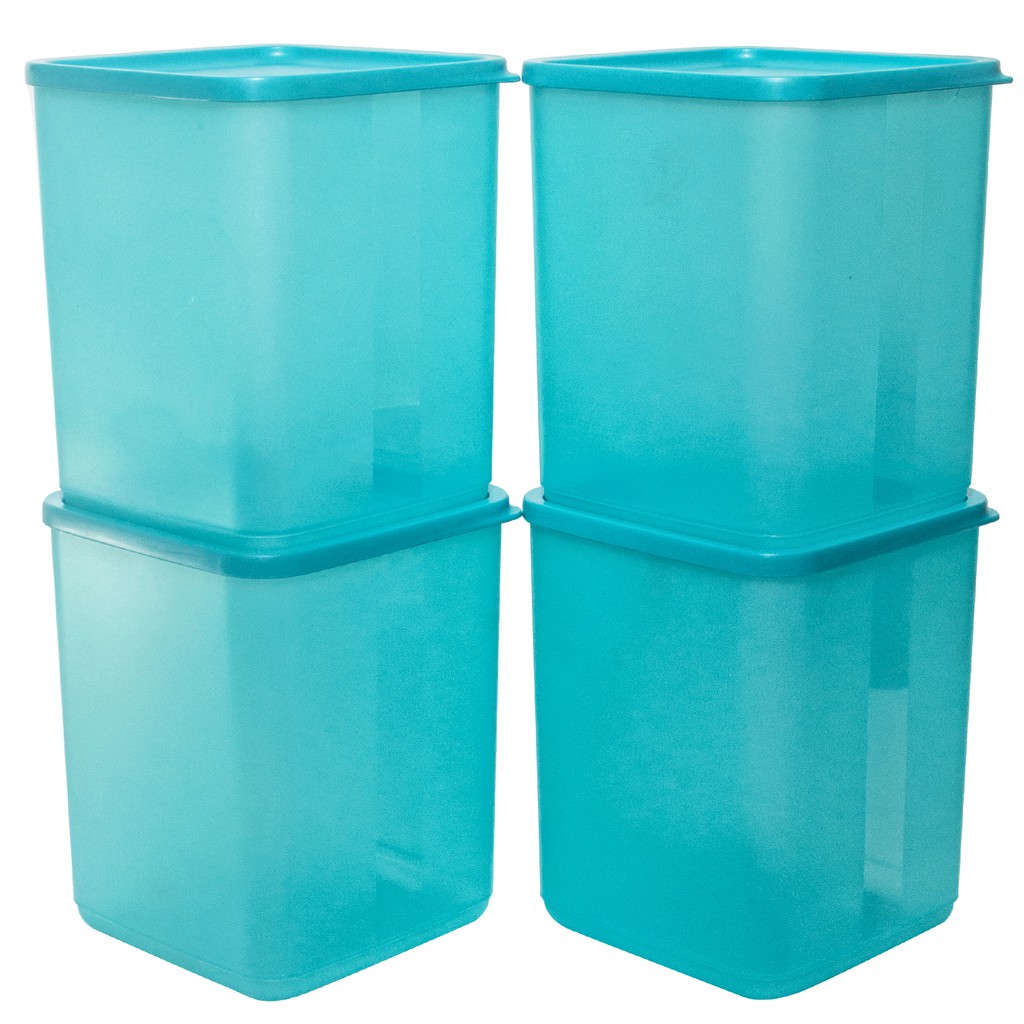 TOPLES KOTAK PANJANG PENYIMPANAN CALISTA JASMINE 4 PCS FOOD CONTAINER SET PLASTIK KULKAS SET TEMPAT BUMBU MAKAN SAYUR FOOD CONTAINER WADAH SAJI KUE TOPLES PENYIMPANAN BUAH TOPLES TEBAL TOPLES KEKINIAN