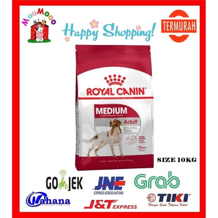 Royal Canin Medium Adult 10 Kg - Makanan Anjing / Dog Food