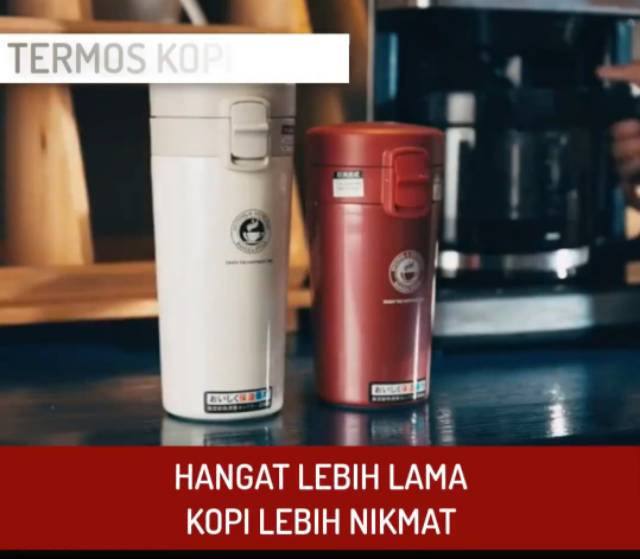 WnZcollection / Termos Kopi / Travel Mug Coffee Tahan Air Panas &amp; Dingin  B46 Stainless / Termurah